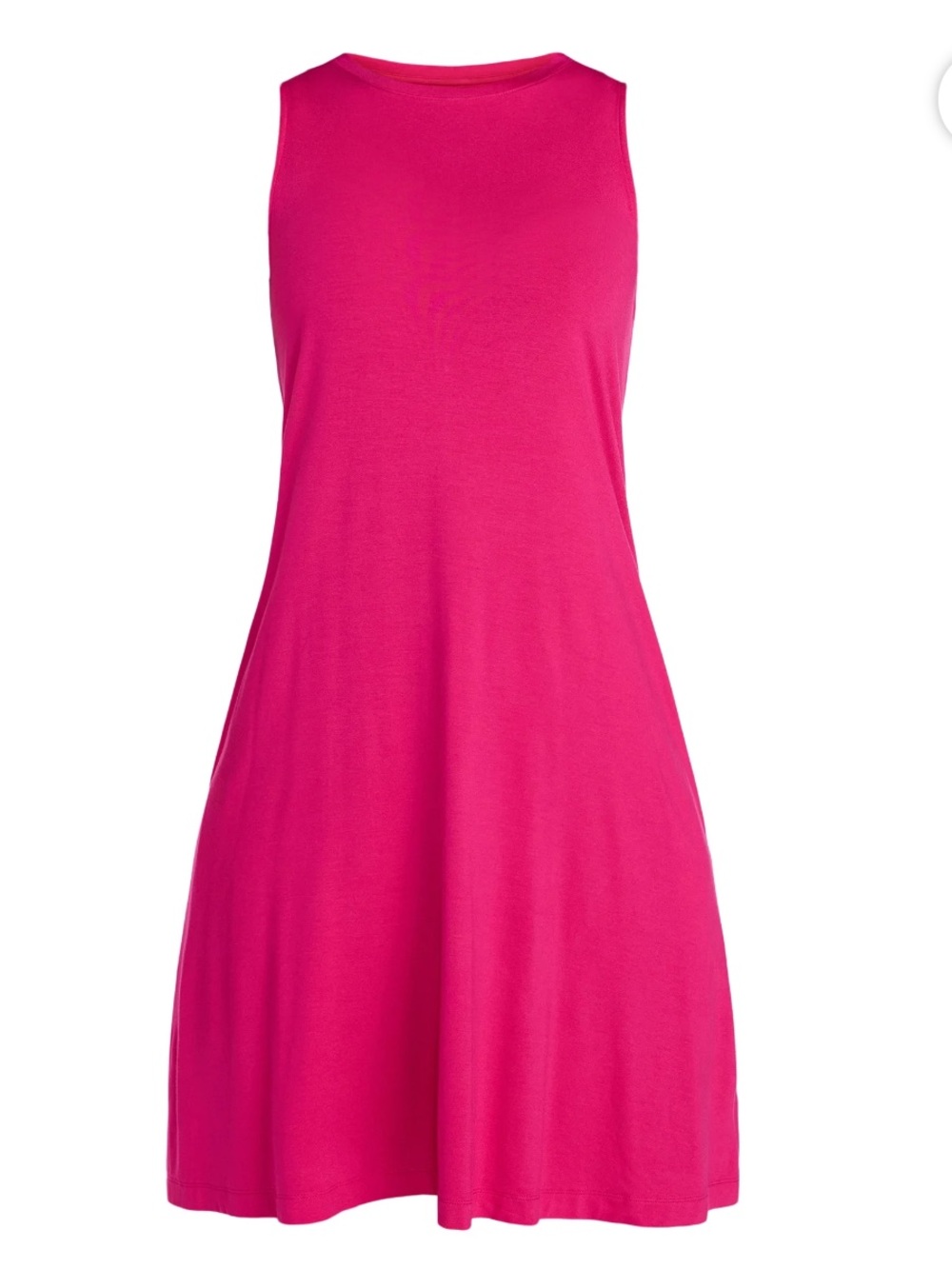 Time and Tru Women’s Sleeveless Knit Swing Dress - Picture 1 of 5